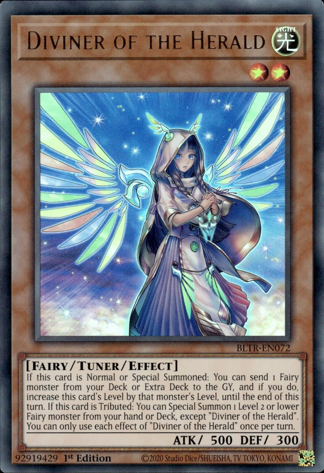 Diviner of the Herald (72) (BLTR) - YuGiOh Single