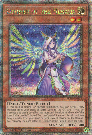 Diviner of the Herald (Quarter Century Secret Rare) (72) (BLTR) - YuGiOh Single