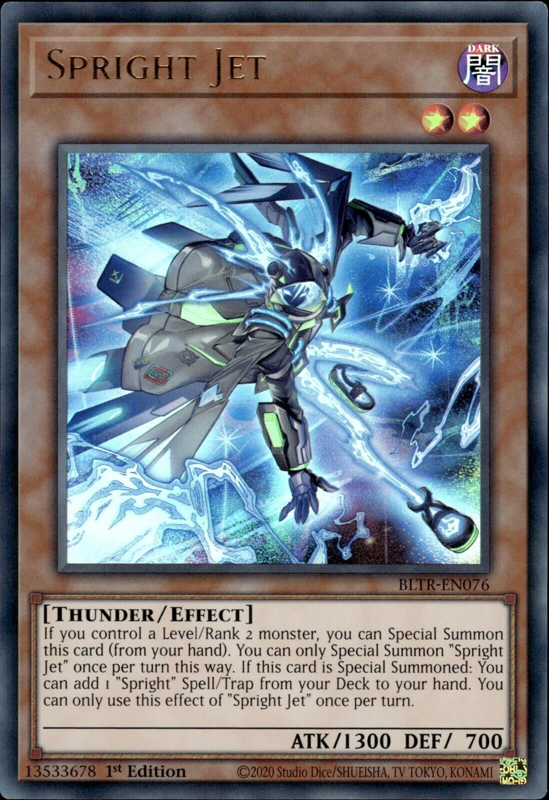 Spright Jet (76) (BLTR) - YuGiOh Single