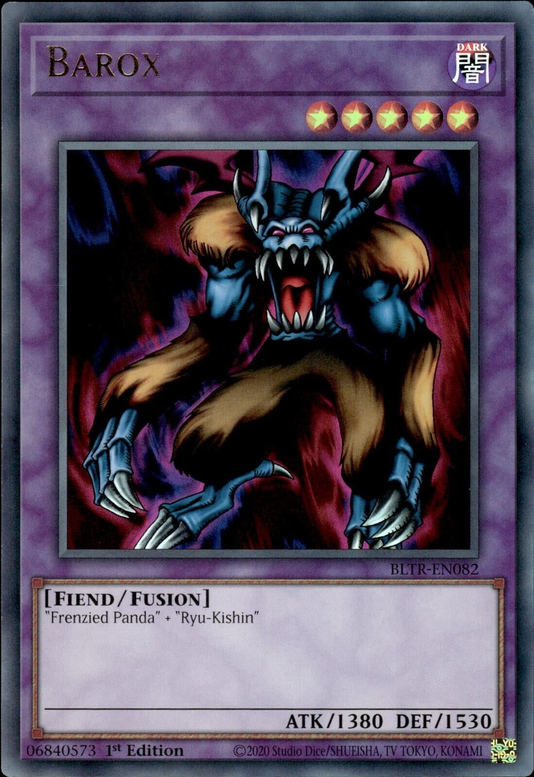 Barox (82) (BLTR) - YuGiOh Single