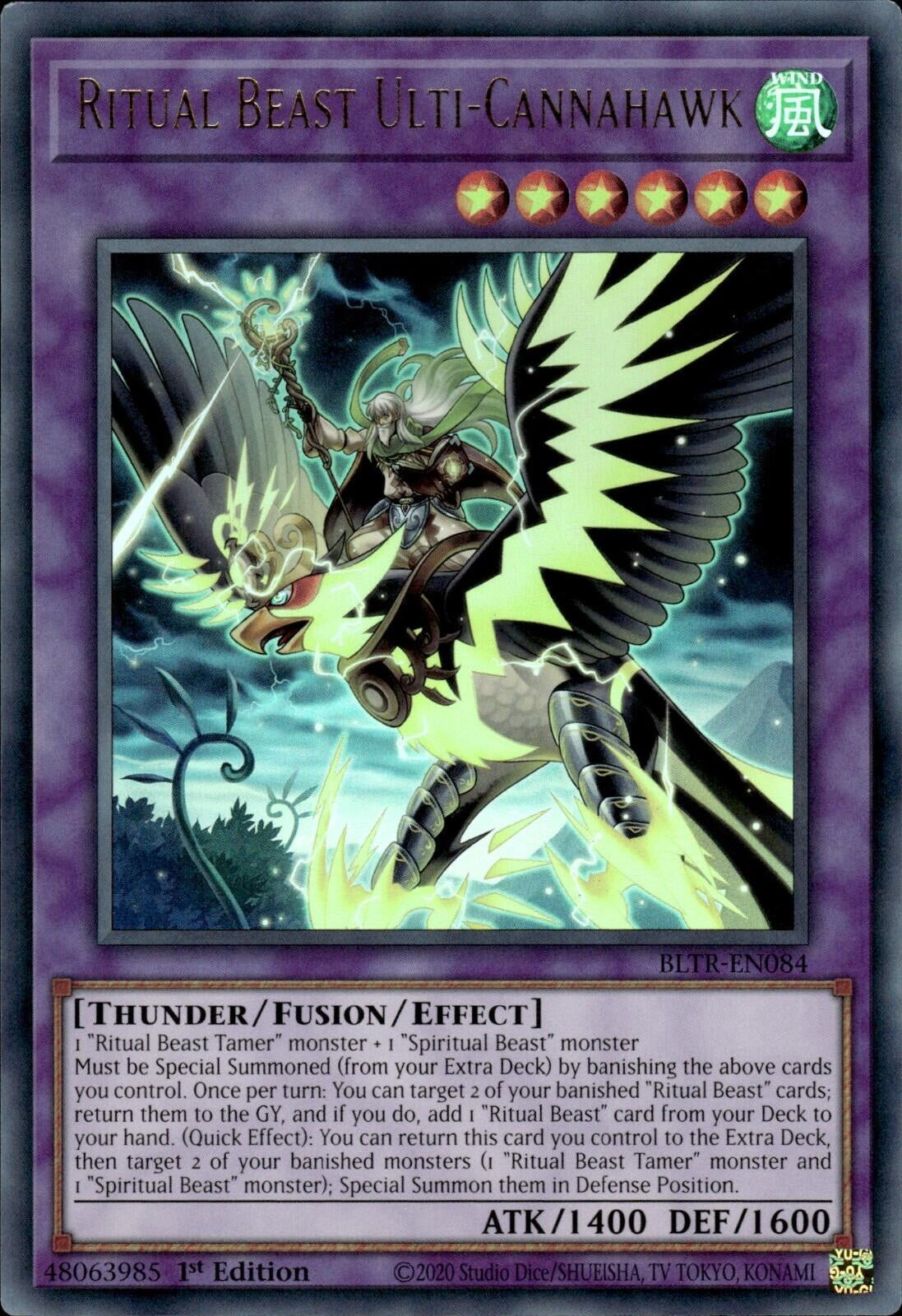 Ritual Beast Ulti-Cannahawk (84) (BLTR) - YuGiOh Single