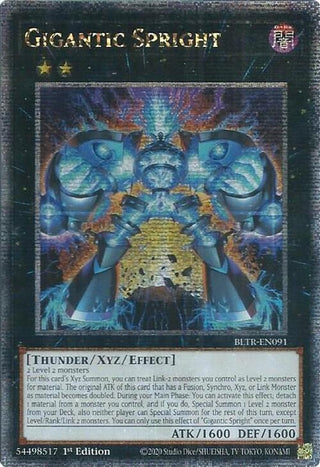Gigantic Spright (Quarter Century Secret Rare) (91) (BLTR) - YuGiOh Single