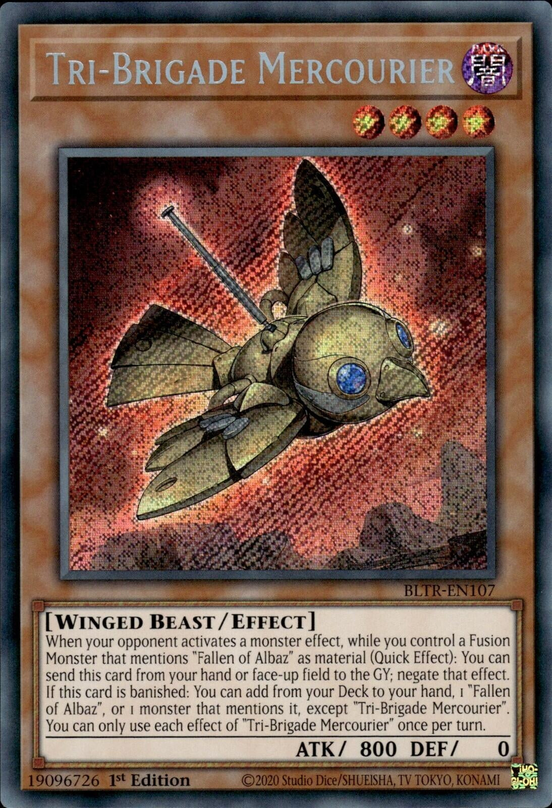 Tri-Brigade Mercourier (107) (BLTR) - YuGiOh Single
