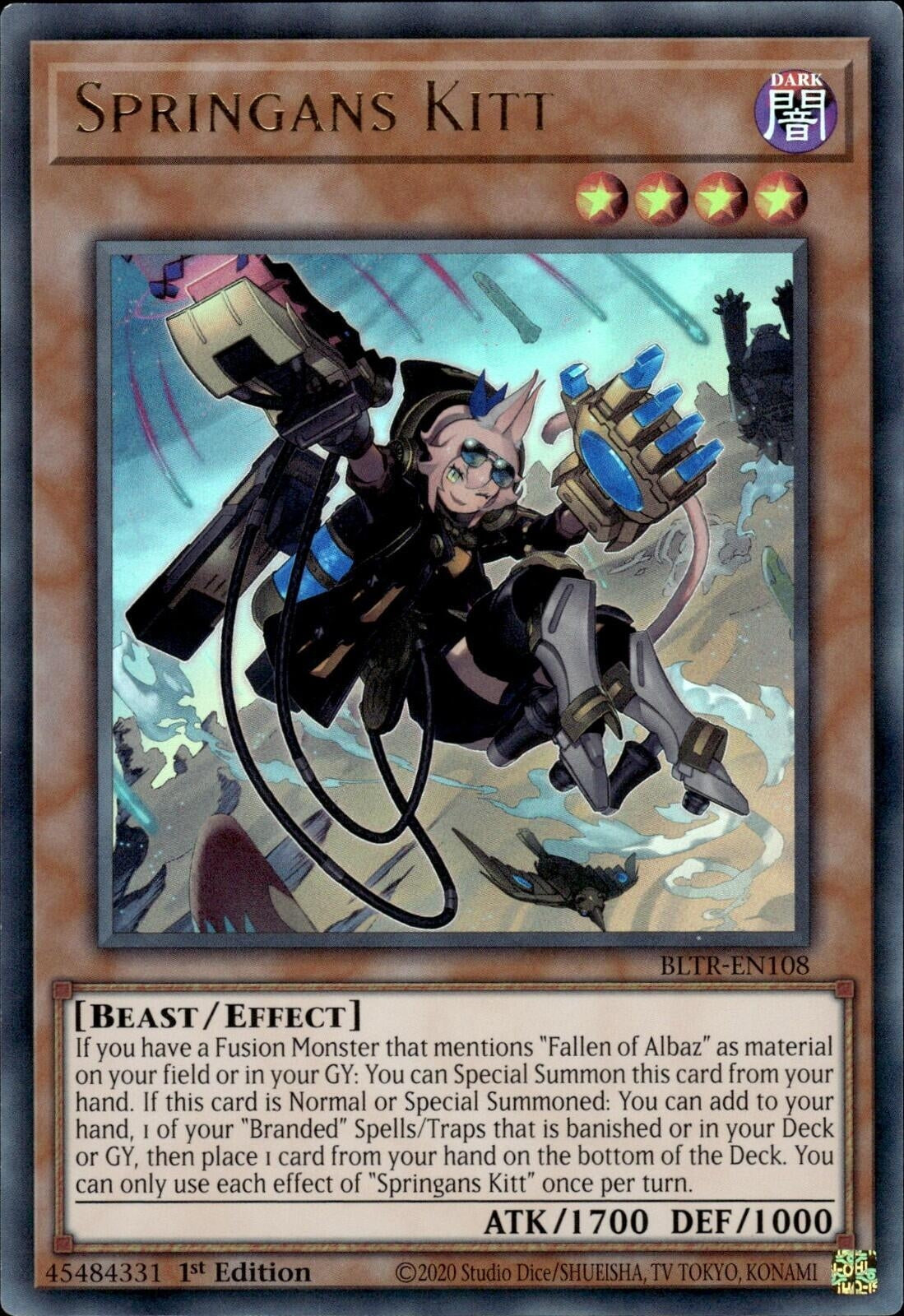 Springans Kitt (108) (BLTR) - YuGiOh Single