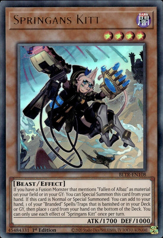 Springans Kitt (108) (BLTR) - YuGiOh Single