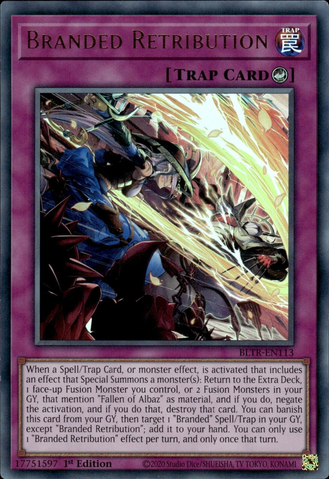 Branded Retribution (113) (BLTR) - YuGiOh Single