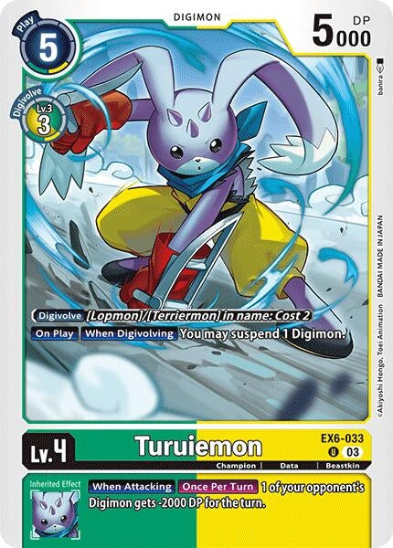 Turuiemon (6033) [EX06] - Digimon Card Game Single