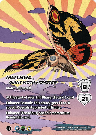 Mothra Giant Moth Monster (Alternate Art) (3322) - UniVersus Single