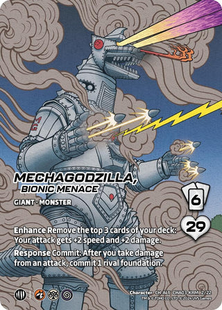 Mechagodzilla Bionic Menace (Alternate Art) (3222) - UniVersus Single