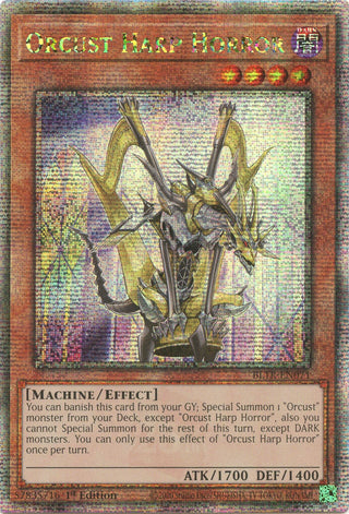 Orcust Harp Horror (Quarter Century Secret Rare) (71) (BLTR) - YuGiOh Single