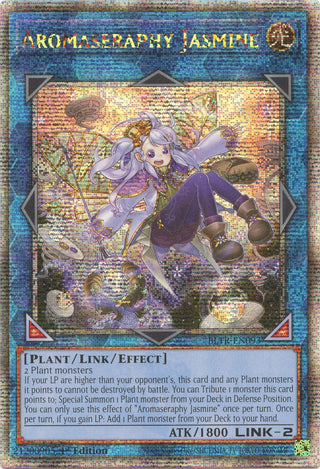 Aromaseraphy Jasmine (Quarter Century Secret Rare) (93) (BLTR) - YuGiOh Single