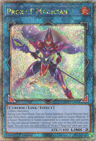 Proxy F Magician (Quarter Century Secret Rare) (94) (BLTR) - YuGiOh Single