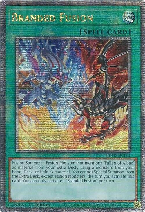 Branded Fusion (Quarter Century Secret Rare) (111) (BLTR) - YuGiOh Single
