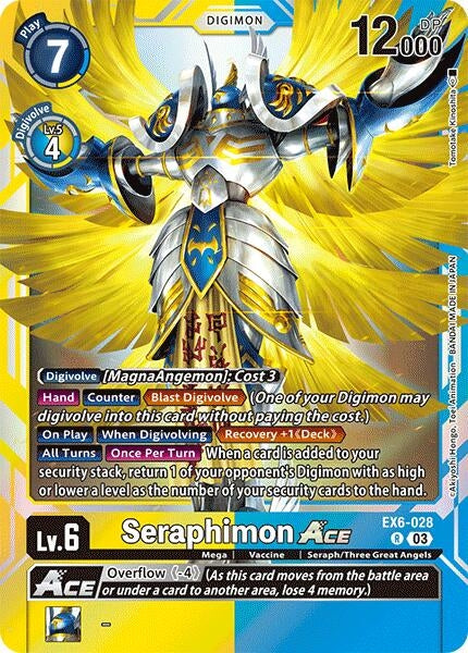 Seraphimon ACE (6028) [EX06] - Digimon Card Game Single