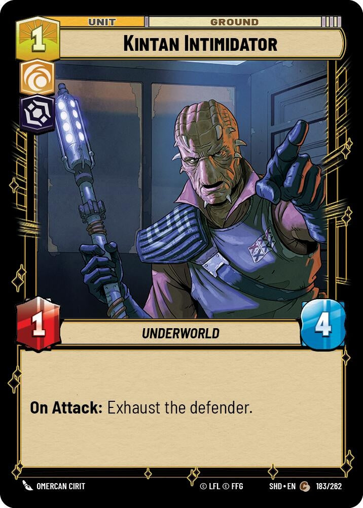 Kintan Intimidator (183) (SHD) - Star Wars: Unlimited Single