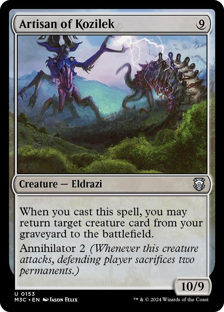 Artisan of Kozilek (Ripple Foil) (153) [M3C] - MTG Single