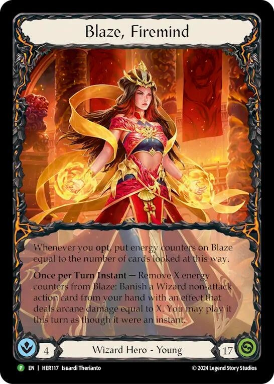 Blaze Firemind - HER117 (117) [PR] - Flesh and Blood TCG Single