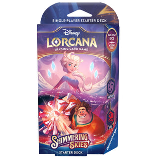 Disney Lorcana: Shimmering Skies Starter Deck (Amethyst & Ruby) (5) - Disney Lorcana Sealed