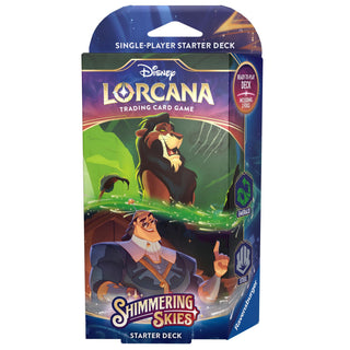 Disney Lorcana: Shimmering Skies Starter Deck (Emerald & Steel) (5) - Disney Lorcana Sealed