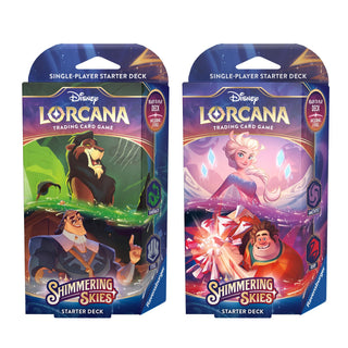 Disney Lorcana: Shimmering Skies Starter Deck [Set of 2] (5) - Disney Lorcana Sealed
