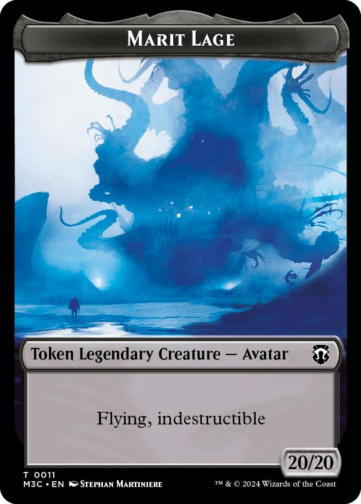 Marit Lage (Ripple Foil) // Sand Warrior Double-Sided Token (0) [M3C] - MTG Single