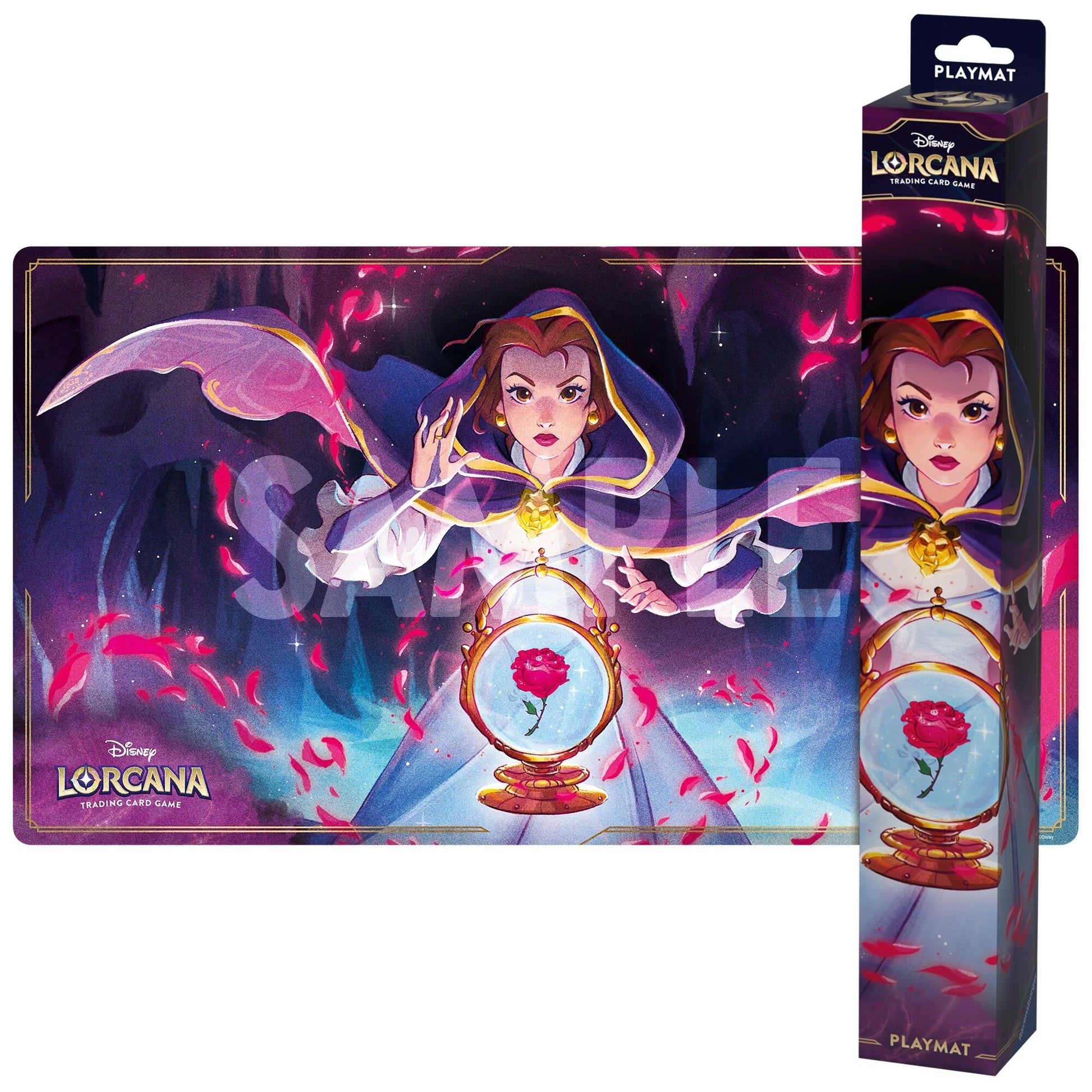 Disney Lorcana: Belle - Accomplished Mystic Playmat [RP] - Playmats Sealed