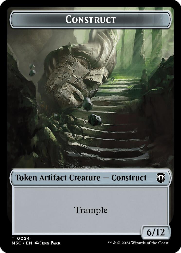 Construct (Ripple Foil) // Myr Double-Sided Token (0) [M3C] - MTG Single