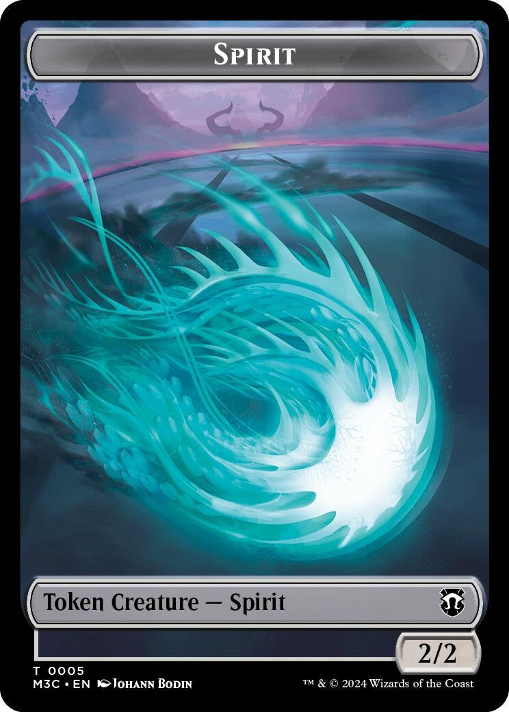 Spirit (Ripple Foil) // Eldrazi Double-Sided Token (0) [M3C] - MTG Single