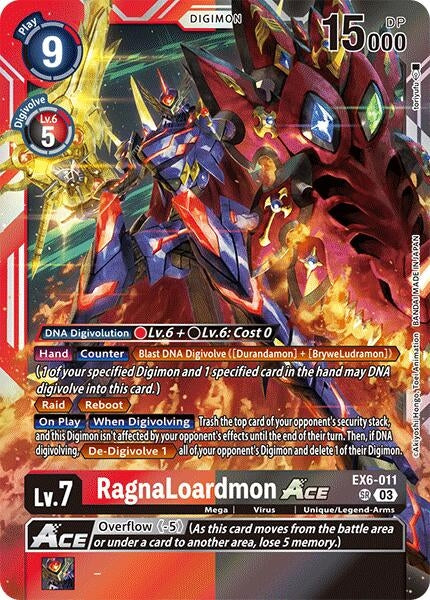 RagnaLoardmon ACE (6011) [EX06] - Digimon Card Game Single