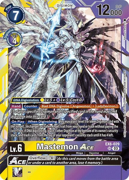 Mastemon ACE (6029) [EX06] - Digimon Card Game Single