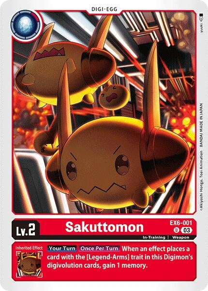 Sakuttomon (6001) [EX06] - Digimon Card Game Single