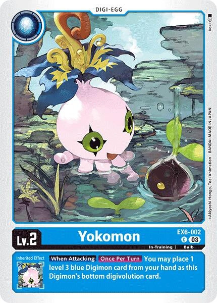 Yokomon (6002) [EX06] - Digimon Card Game Single