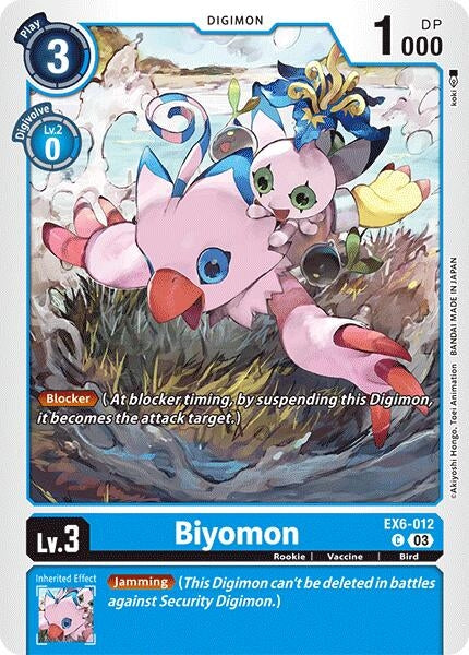 Biyomon (6012) [EX06] - Digimon Card Game Single