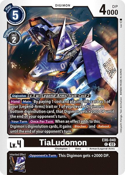 TiaLudomon (6040) [EX06] - Digimon Card Game Single