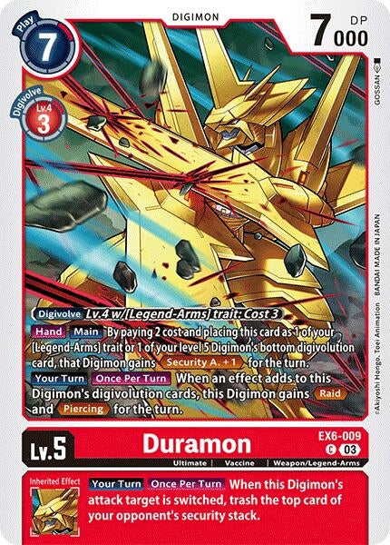 Duramon (6009) [EX06] - Digimon Card Game Single