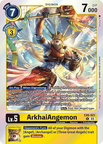 ArkhaiAngemon (6021) [EX06] - Digimon Card Game Single