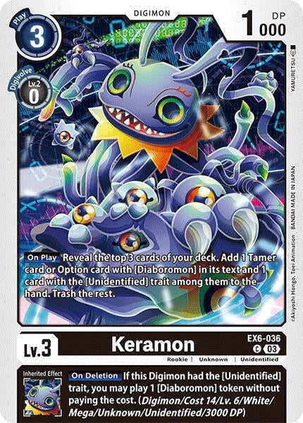 Keramon (6036) [EX06] - Digimon Card Game Single