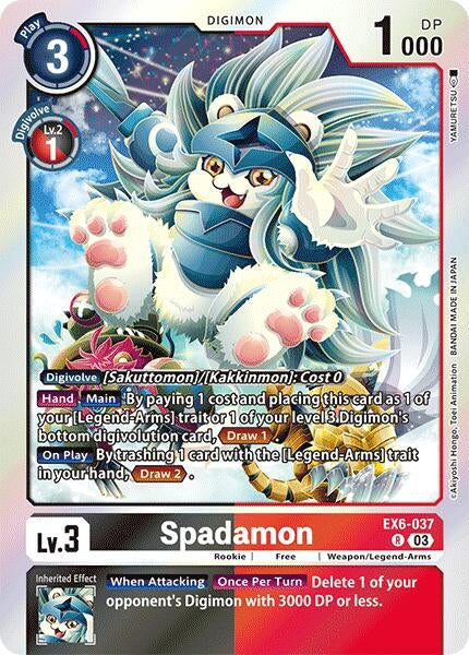 Spadamon (6037) [EX06] - Digimon Card Game Single