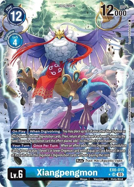 Xiangpengmon (Alternate Art) (6015) [EX06] - Digimon Card Game Single