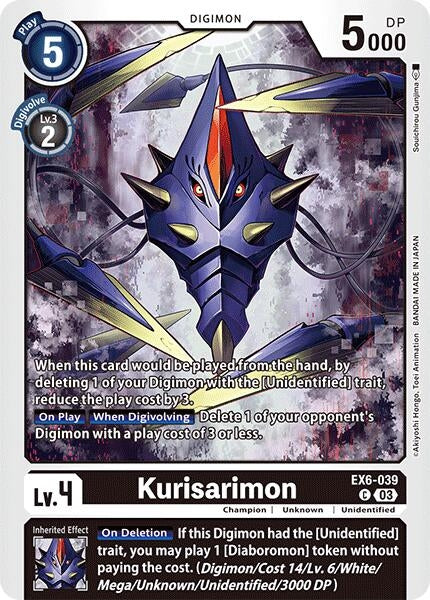 Kurisarimon (6039) [EX06] - Digimon Card Game Single