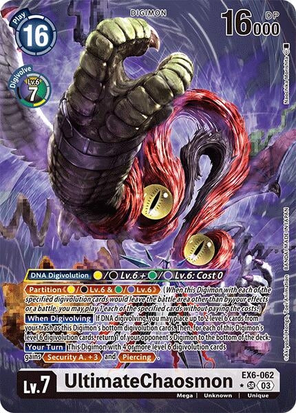 UltimateChaosmon (Alternate Art) (6062) [EX06] - Digimon Card Game Single