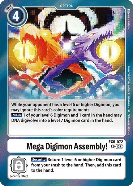 Mega Digimon Assembly! (6072) [EX06] - Digimon Card Game Single