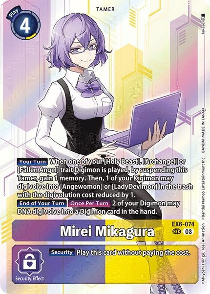 Mirei Mikagura (6074) [EX06] - Digimon Card Game Single