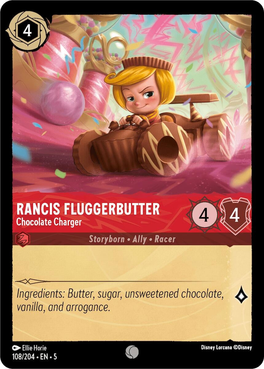 Rancis Fluggerbutter - Chocolate Charger (108) (5) - Disney Lorcana Single