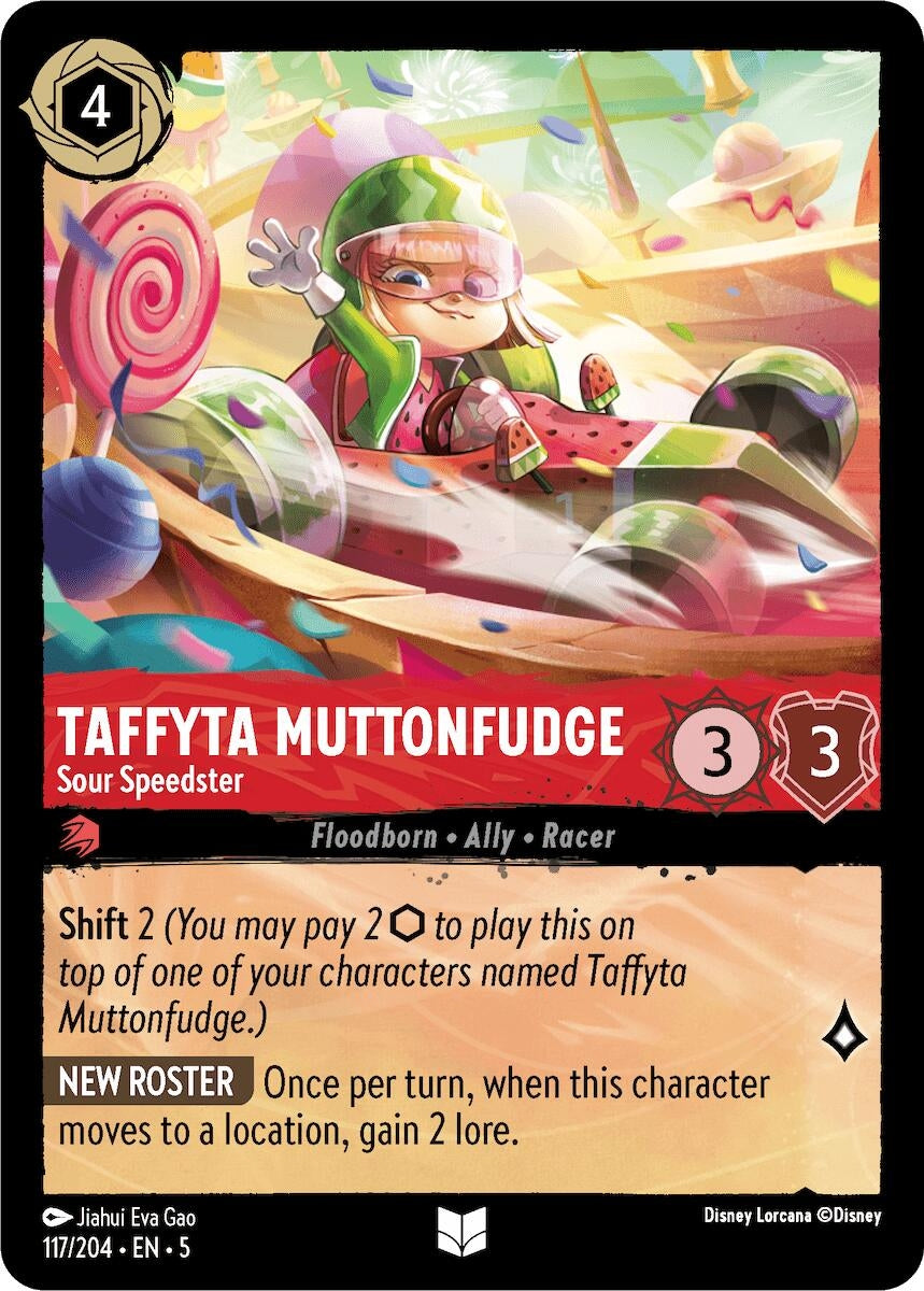 Taffyta Muttonfudge - Sour Speedster (117) (5) - Disney Lorcana Single