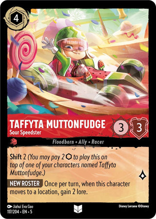Taffyta Muttonfudge - Sour Speedster (117) (5) - Disney Lorcana Single