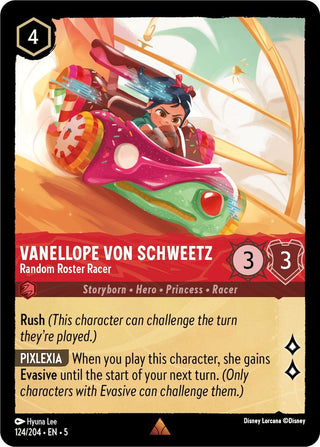 Vanellope von Schweetz - Random Roster Racer (124) (5) - Disney Lorcana Single