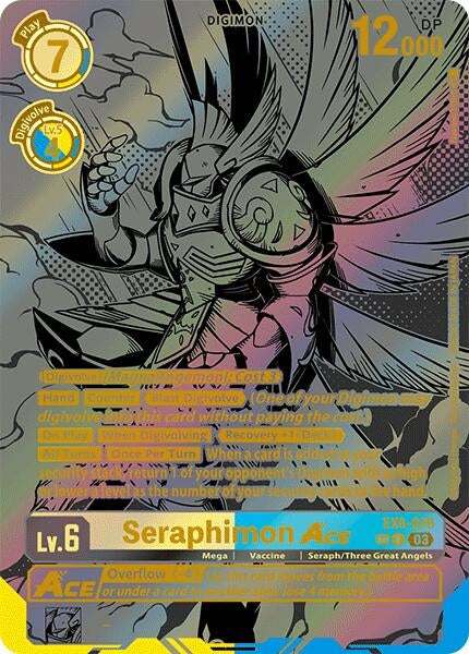 Seraphimon ACE (Textured) (6028) [EX06] - Digimon Card Game Single