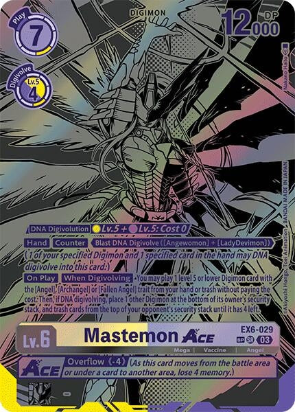 Mastemon ACE (Textured) (6029) [EX06] - Digimon Card Game Single