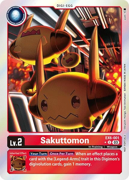 Sakuttomon (Box Promotion Pack: Infernal Ascension) (6001) [EX06] - Digimon Card Game Single